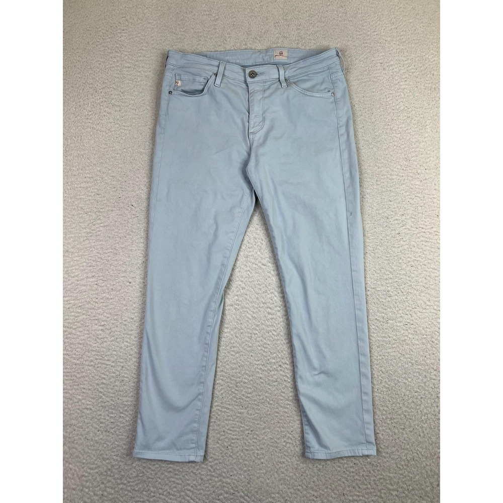 AG Adriano Goldschmied Jeans‎ Womens 28 Blue The Prima Cigarette Crop Stretch
